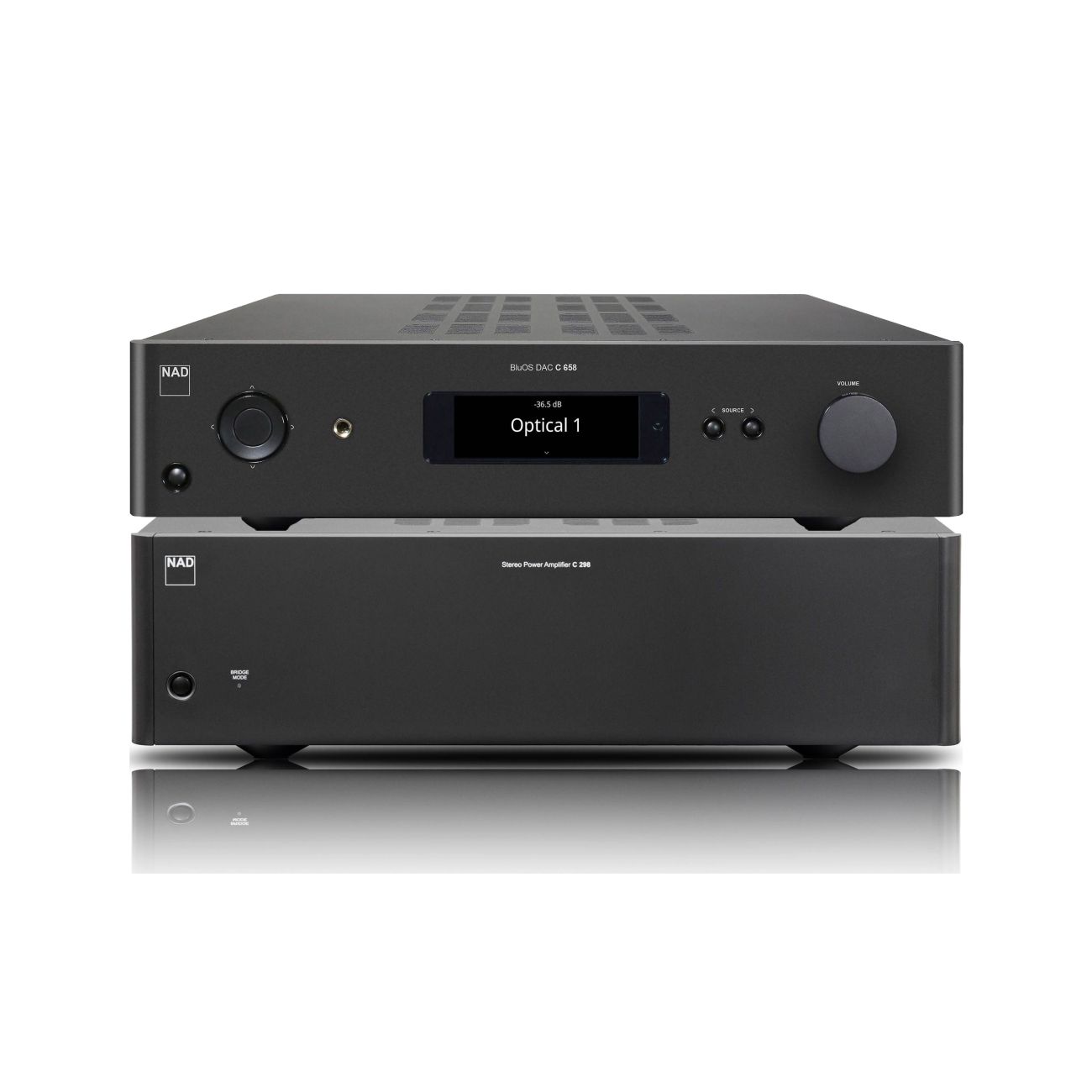 NAD C658 C298 Streamer Amplifier Combo