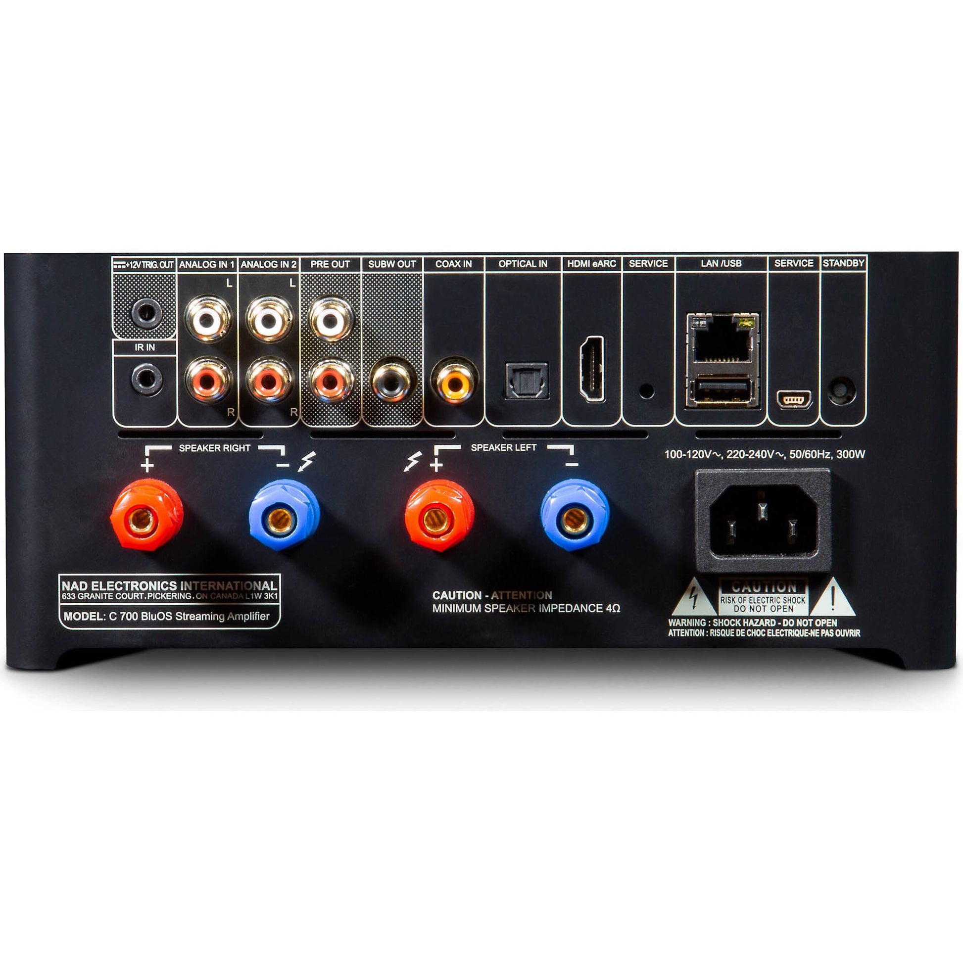 NAD C700 BluOS Streaming Amplifier