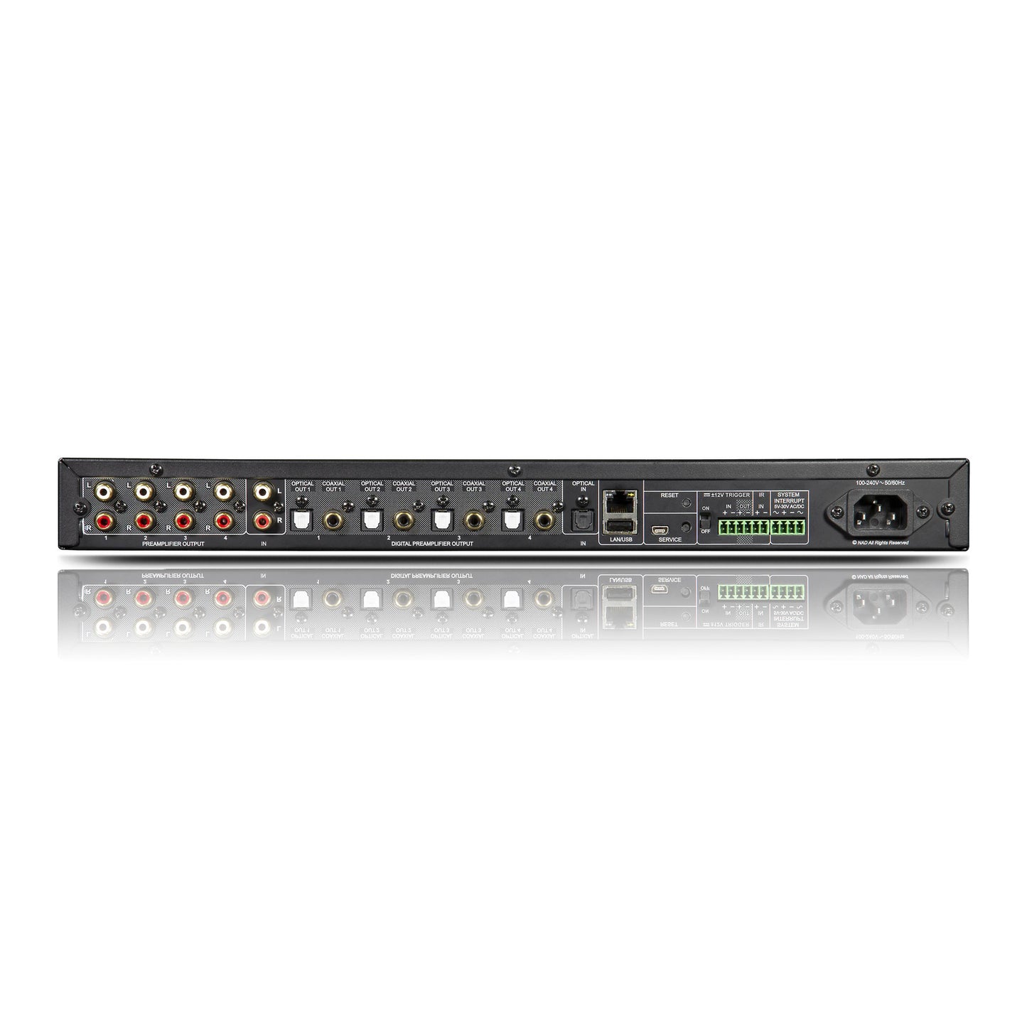 NAD CI 580 V2 BluOS Network Music Player - Rear
