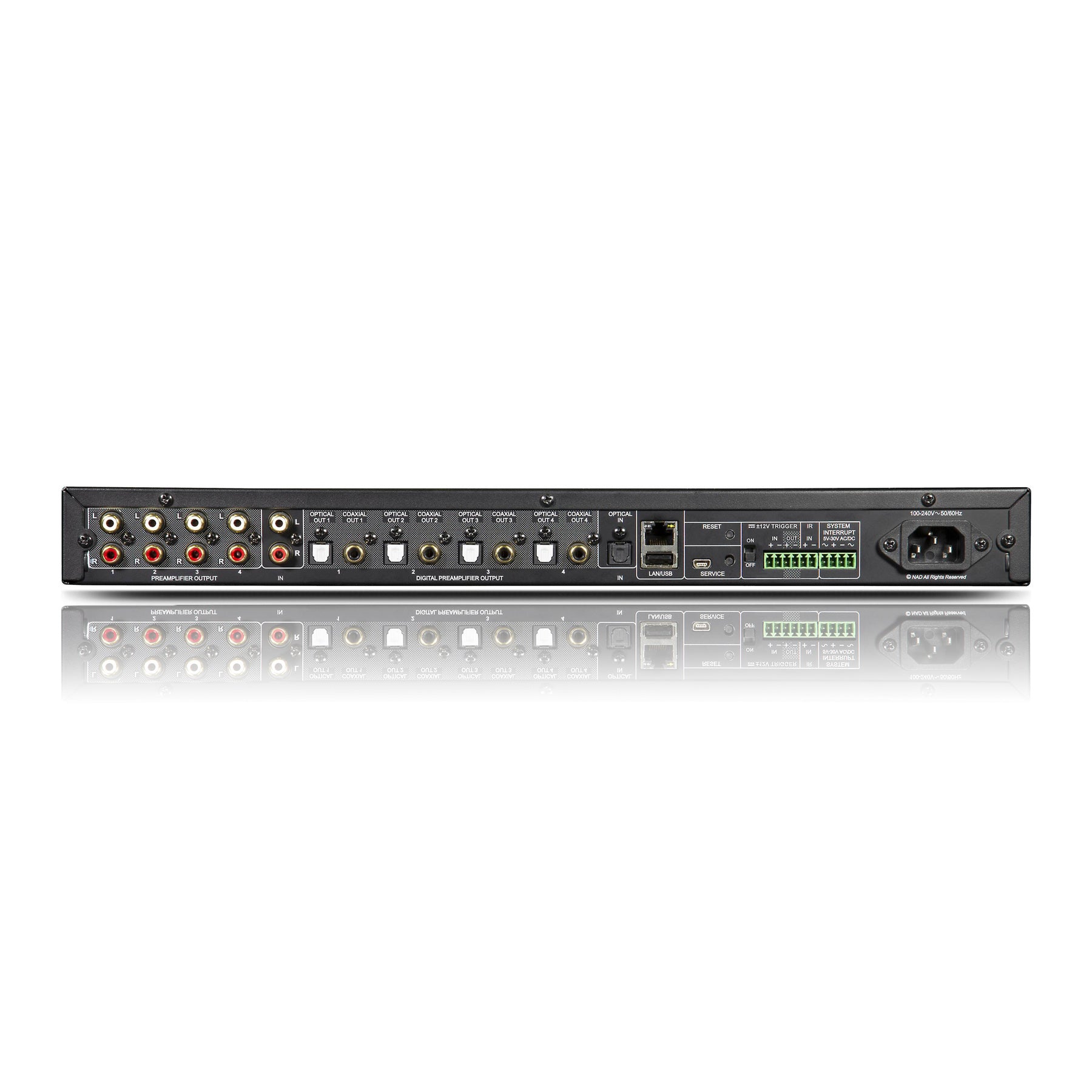 NAD CI 580 V2 BluOS Network Music Player - Rear