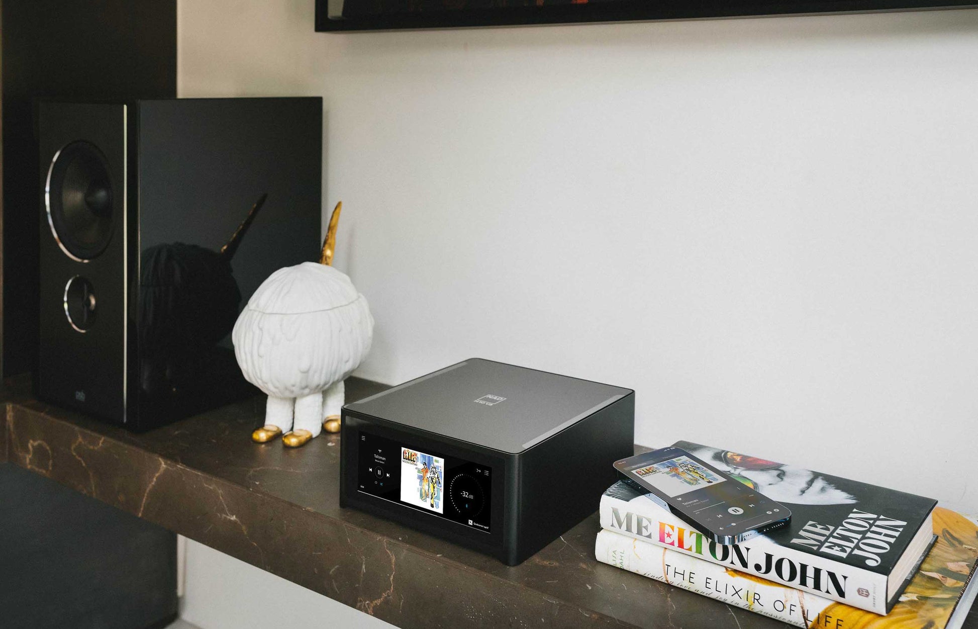 NAD M10 V3 BluOS Streaming Amplifier - Lifestyle View