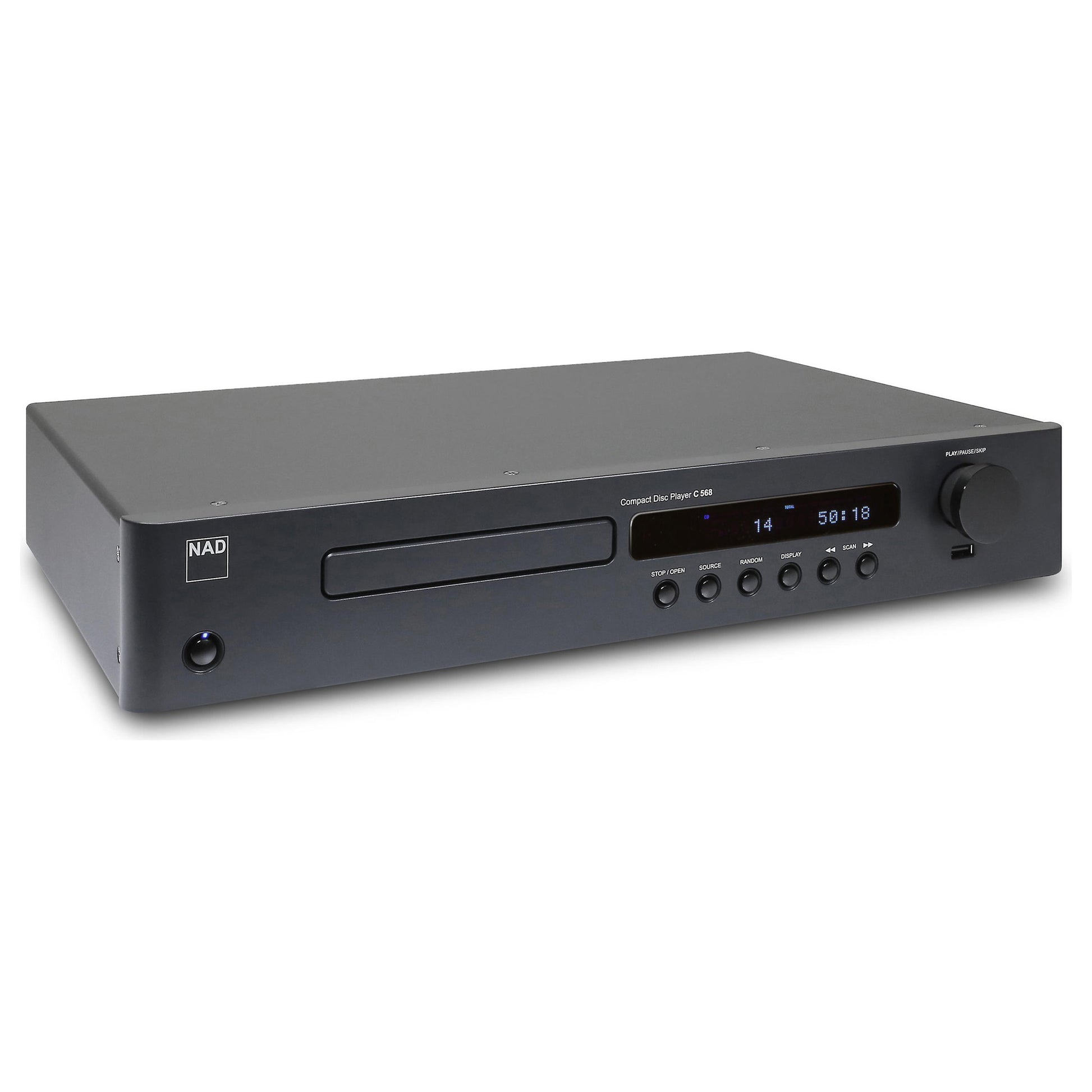 Front angle of NAD C568 CD Player