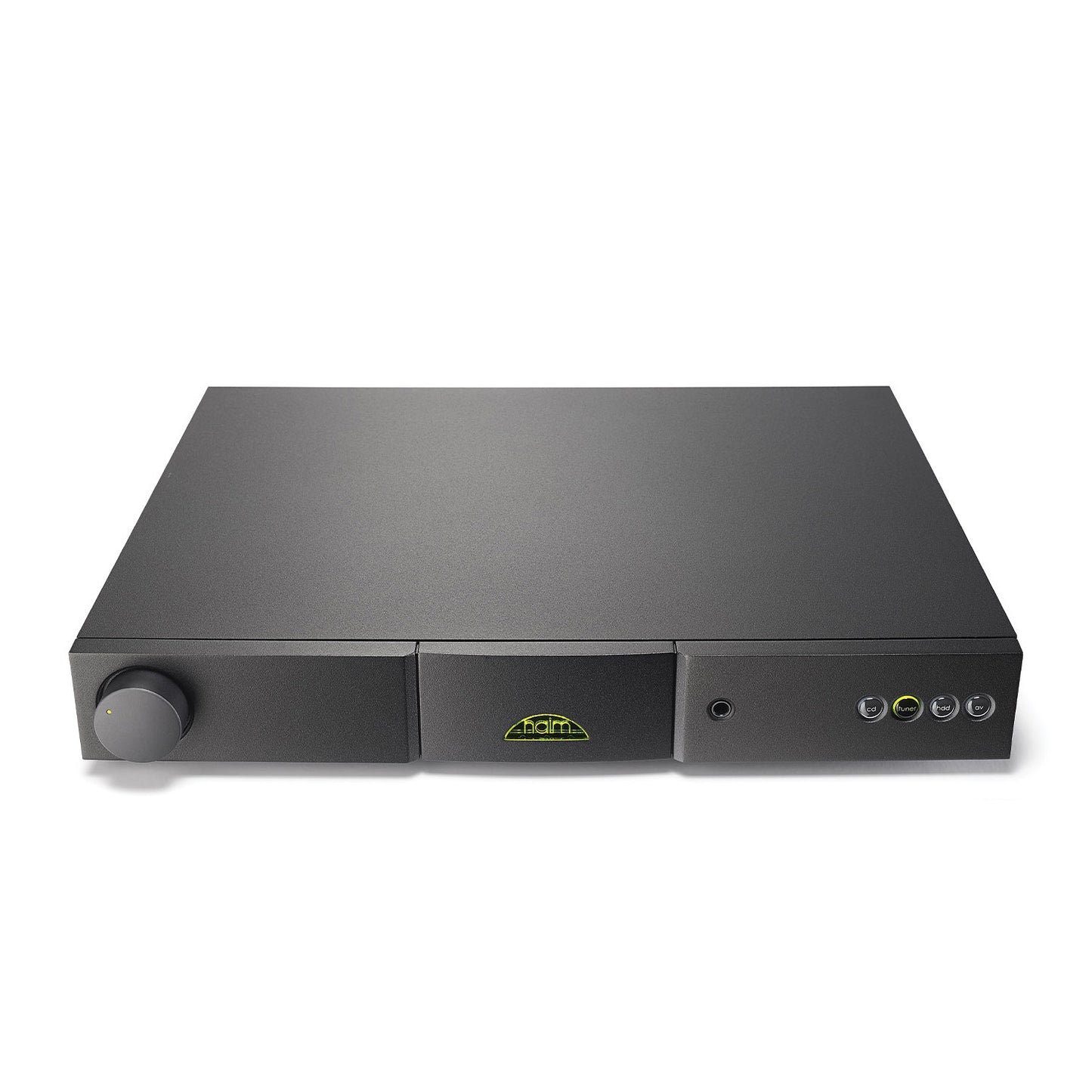 Top view of Naim Nait 5si Integrated Amplifier on white background