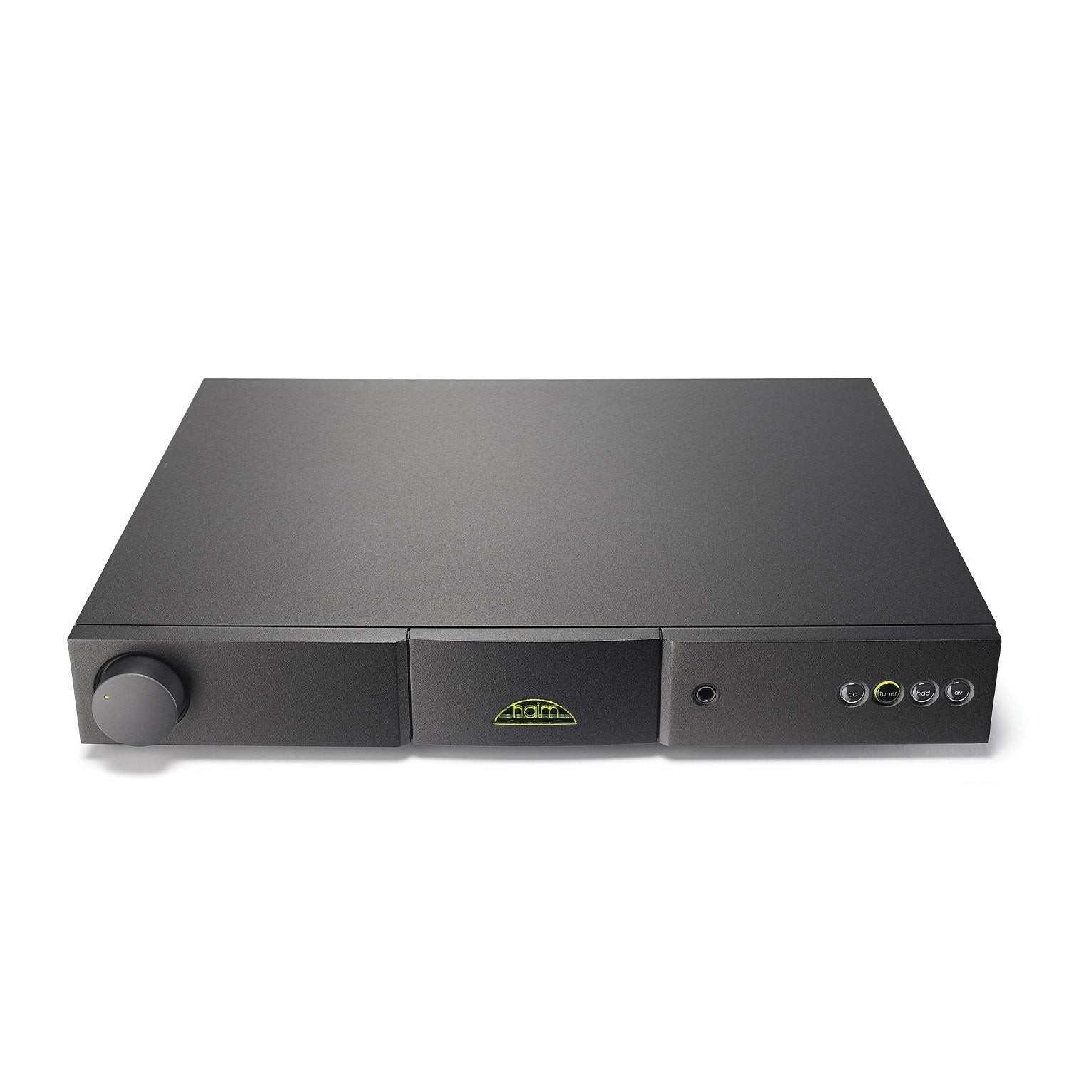 Top view of Naim Nait 5si Integrated Amplifier on white background