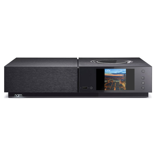 Front view of Naim Uniti Nova Streaming Amplifier on white background