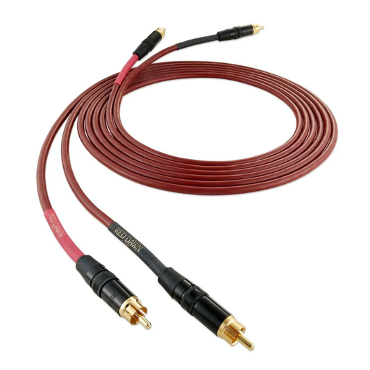 Nordost Red Dawn RCA to RCA on white background