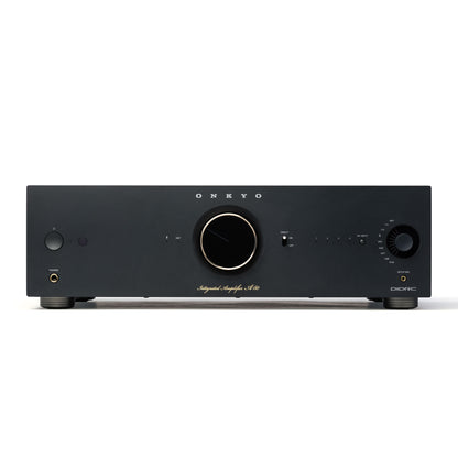Black Onkyo A-50 Network Integrated Amplifieron white background