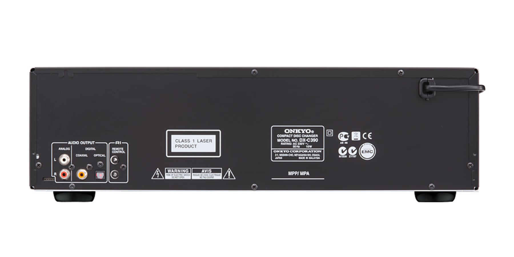 Onkyo DX-C390 - 192 kHz/24-Bit Audio DAC, Optical & Coaxial Digital Outputs