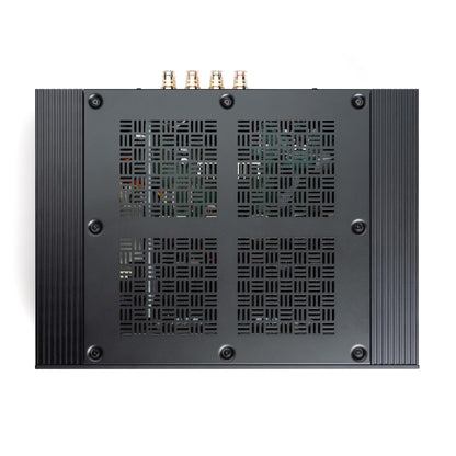 Top of Black Onkyo M-80 Power Amplifier