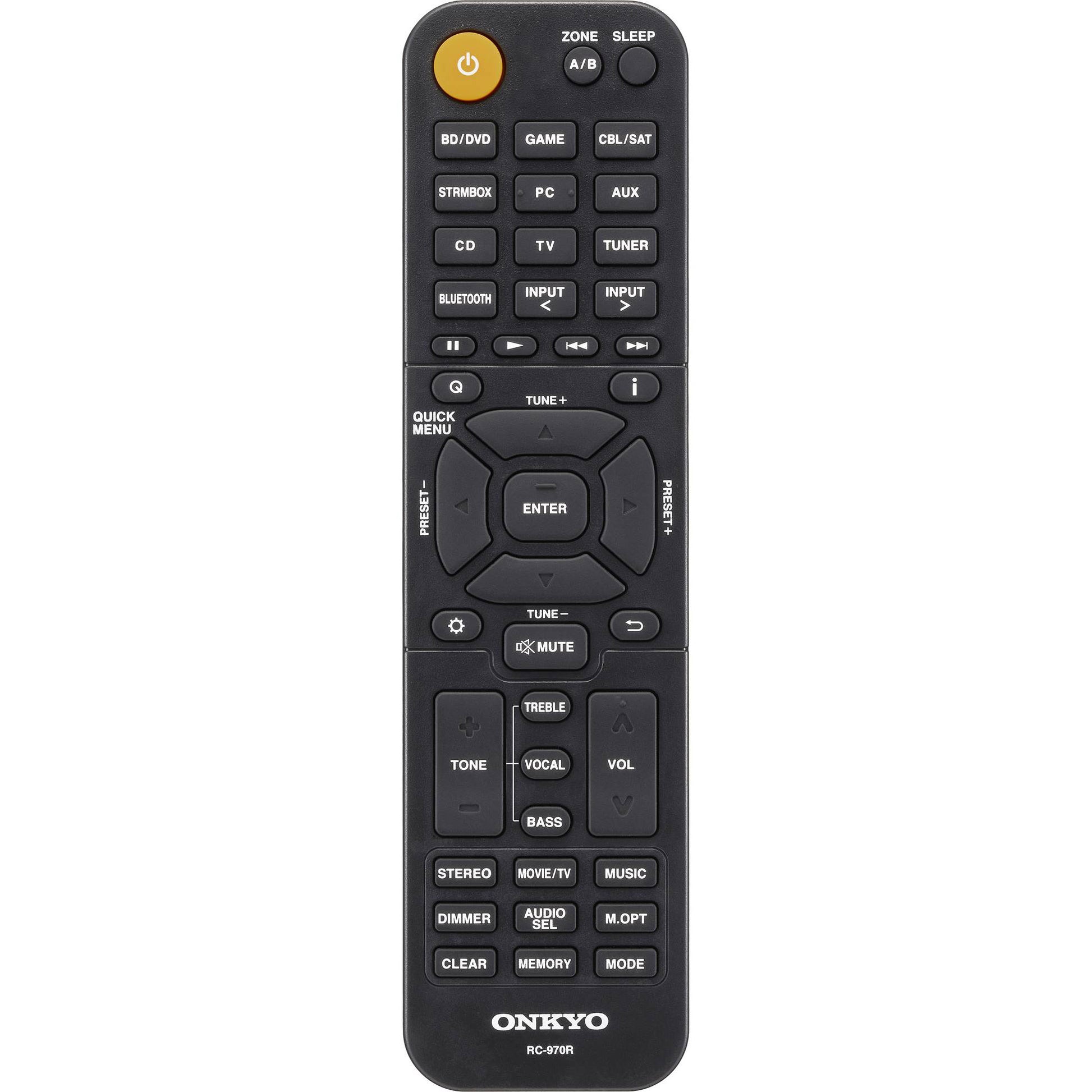 Onkyo TX-SR393 - Includes Onkyo system remote