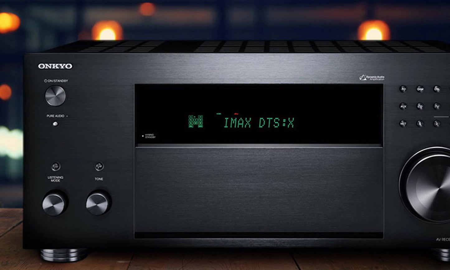Onkyo TX-RZ50 8K - Expandable 5.2.4/7.2.2 Dolby Atmos & DTS-X Surround Sound Playback