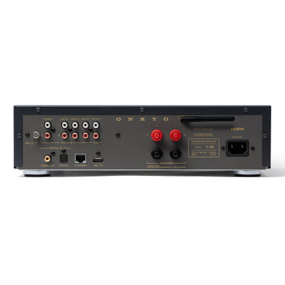 Back view of Onkyo Muse Y-40 Network Integrated Amplifier