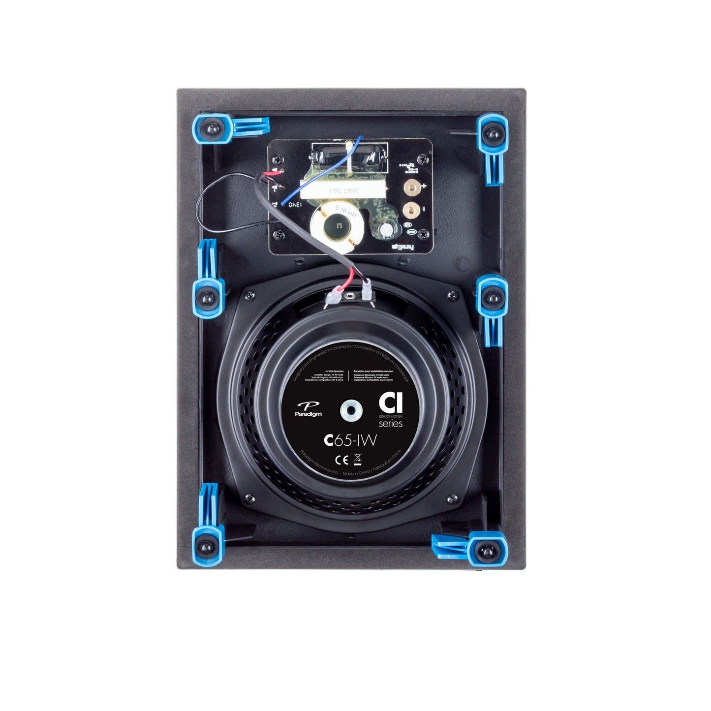 Paradigm CI Contractor C65-IW In-Wall Speakers - Rear