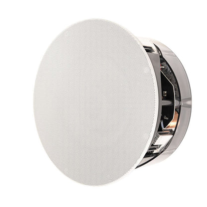 Bezel-Free Micro-Perforated Round Grille - Angle View