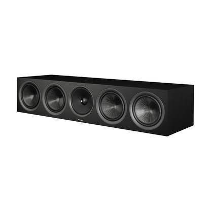 Black walnut Paradigm Premier 620C v2 Centre Speaker on white background