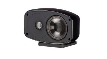 Paradigm Cinema 100 3.0 On Wall / Satellite Speakers - Front view with grille off.
