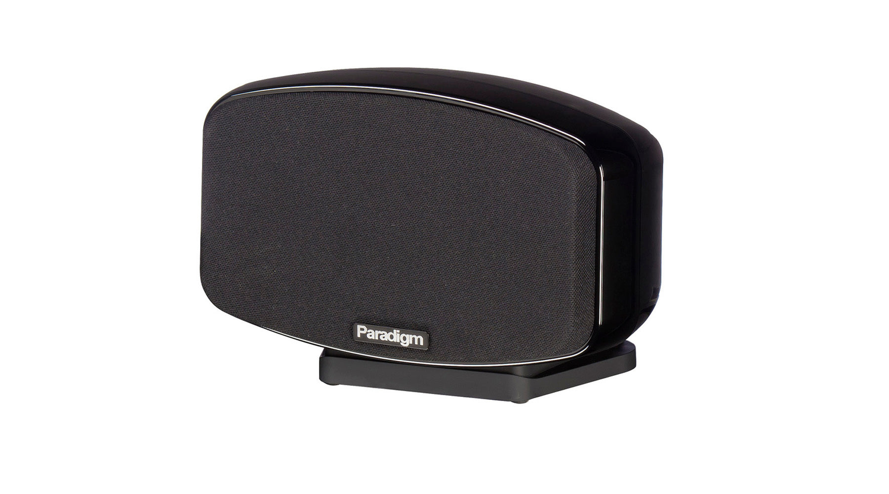 Paradigm Cinema 100 3.0 On Wall / Satellite Speakers - Front view with grille on.