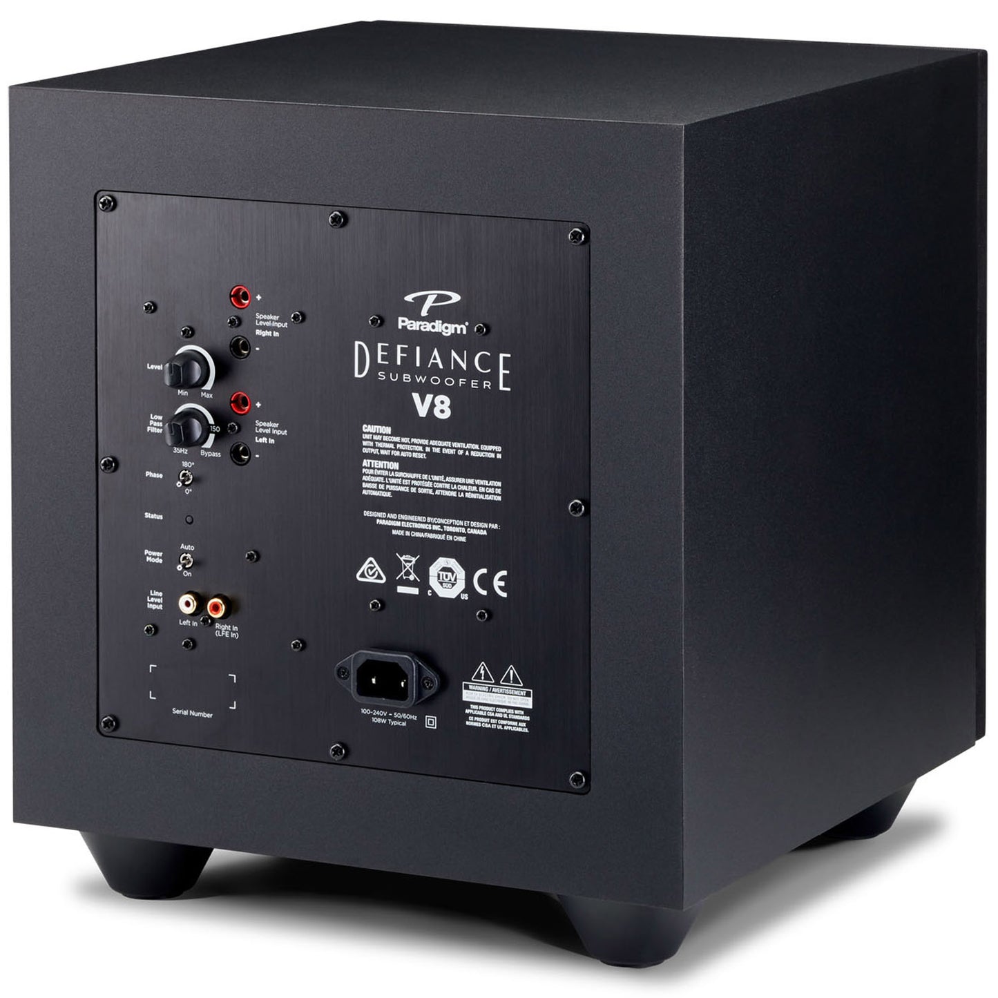 Paradigm Defiance V8 Subwoofer