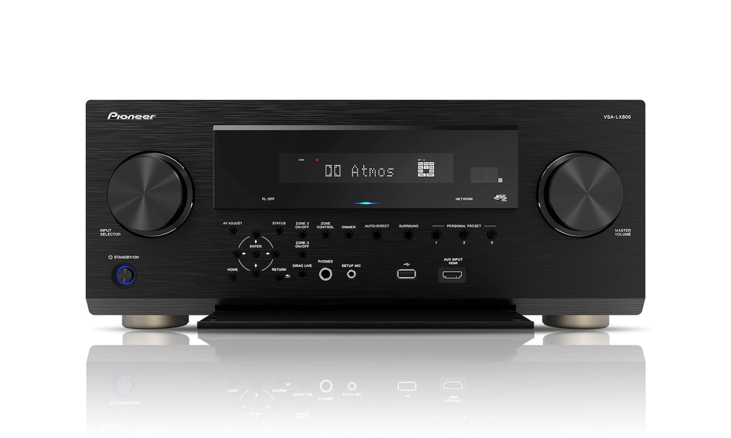 Pioneer VSA-LX805 - 11 Channels of 150 Watt Class AB Amplification