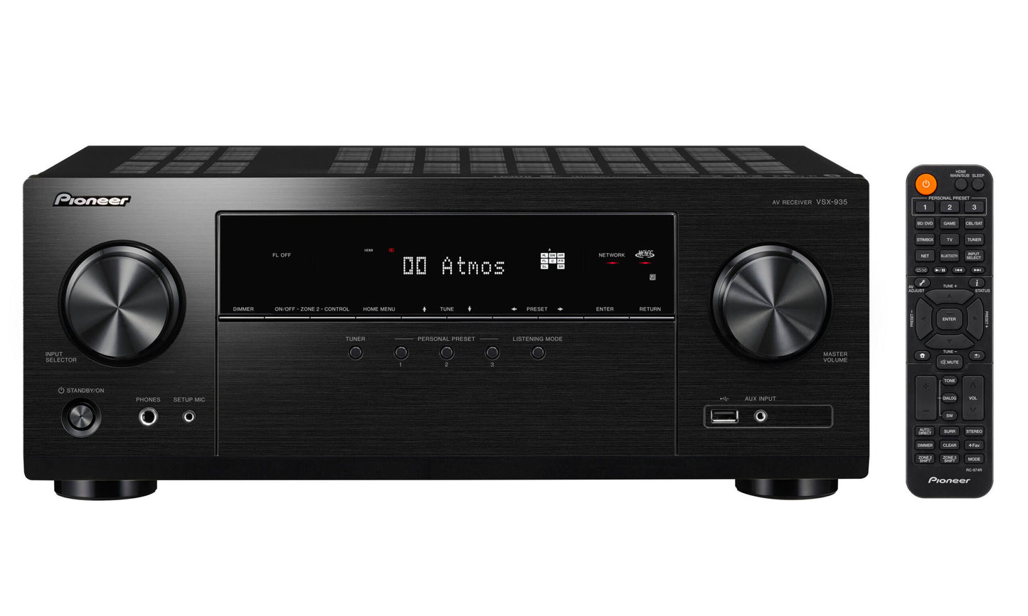 Pioneer VSX-935 7.2 Channel 8K AV Receiver