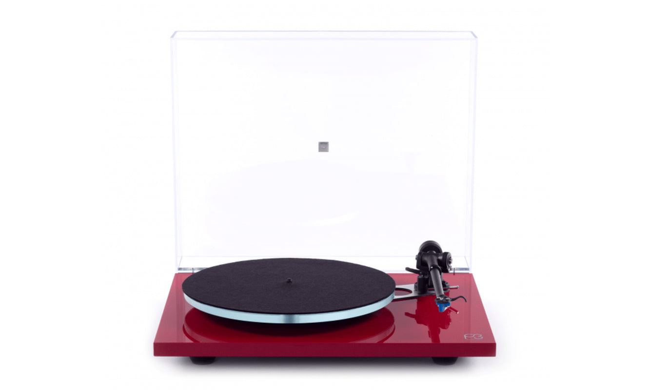Rega Clear Lid pictured on a Planar 3 (turntable not included)