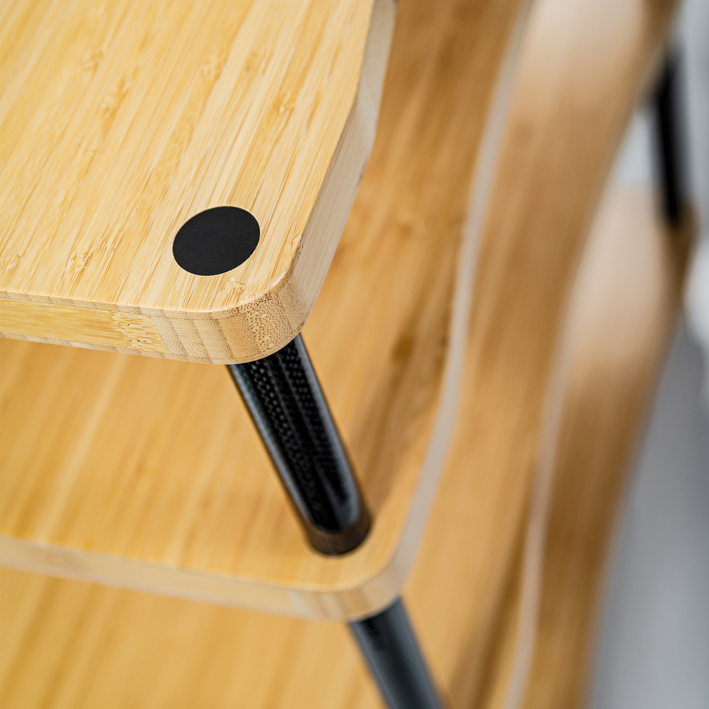 Top view of PlenQ Bamboo 4 Hi-Fi Rack