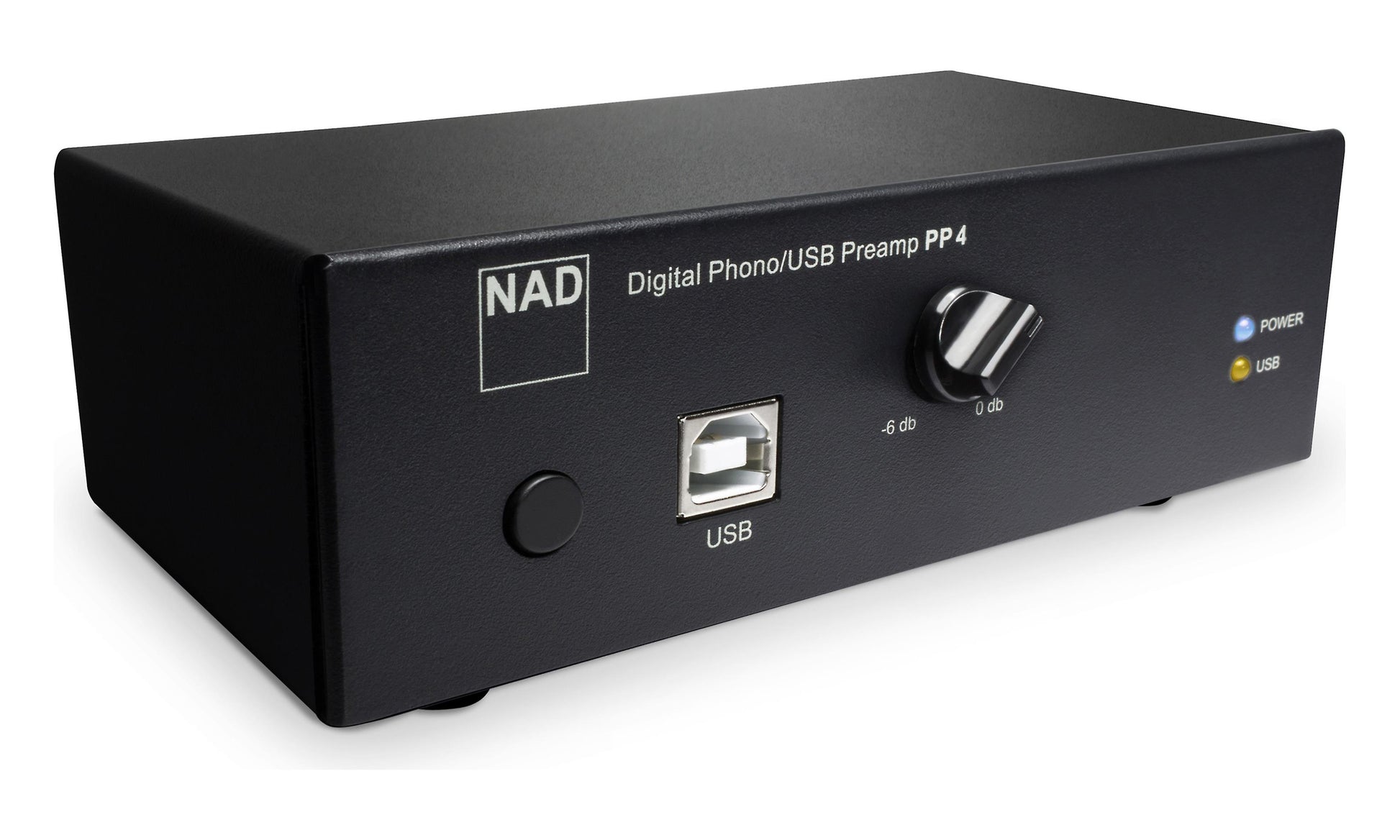 NAD PP4 Phono Pre-Amplifier - Angled view.