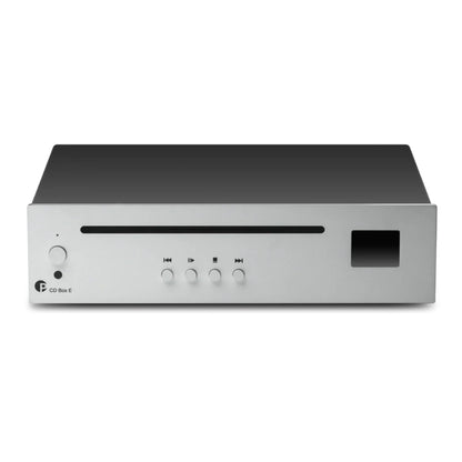 Silver Pro-Ject CD Box E CD Player on white background