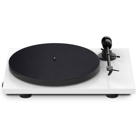 ProJect E1 Phono Turntable-Gloss White