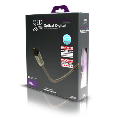 QED Performance Optical Toslink Cable In Box