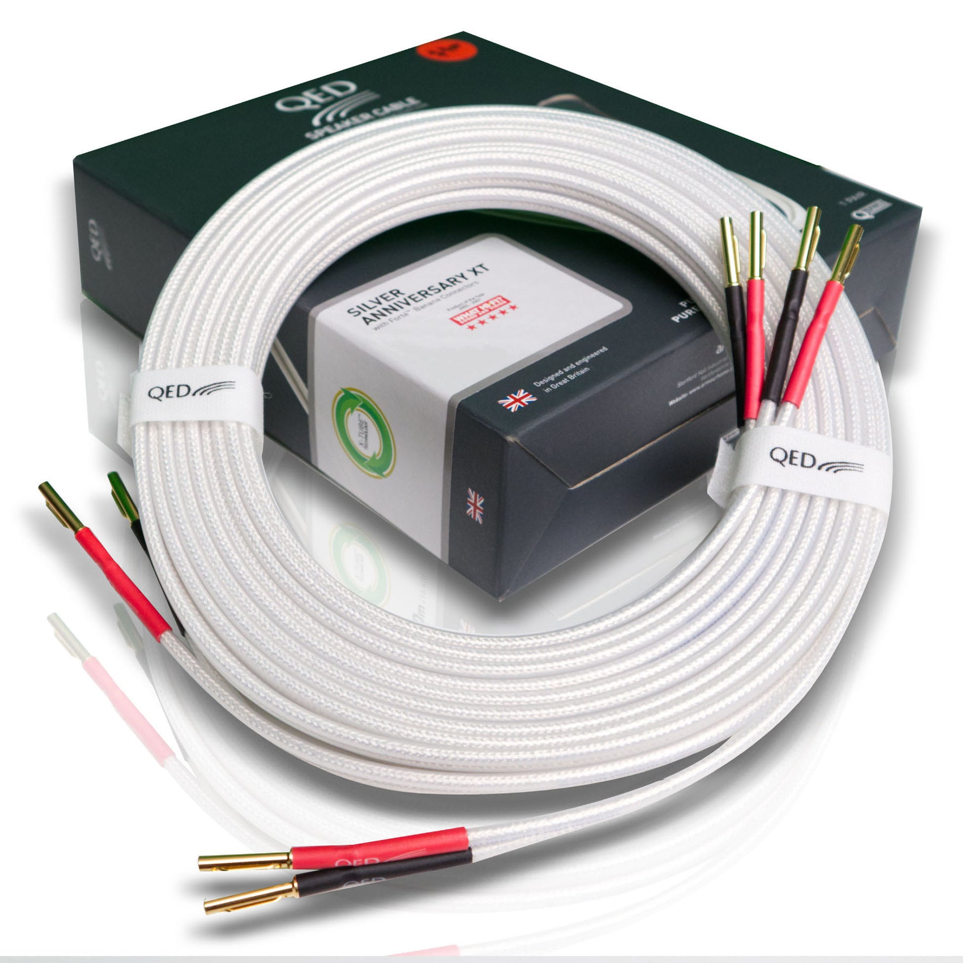 Qed silver anniversary xt 5mt - cavo per diffusori Qed silver anniversary xt 5mt - cavo per diffusori
