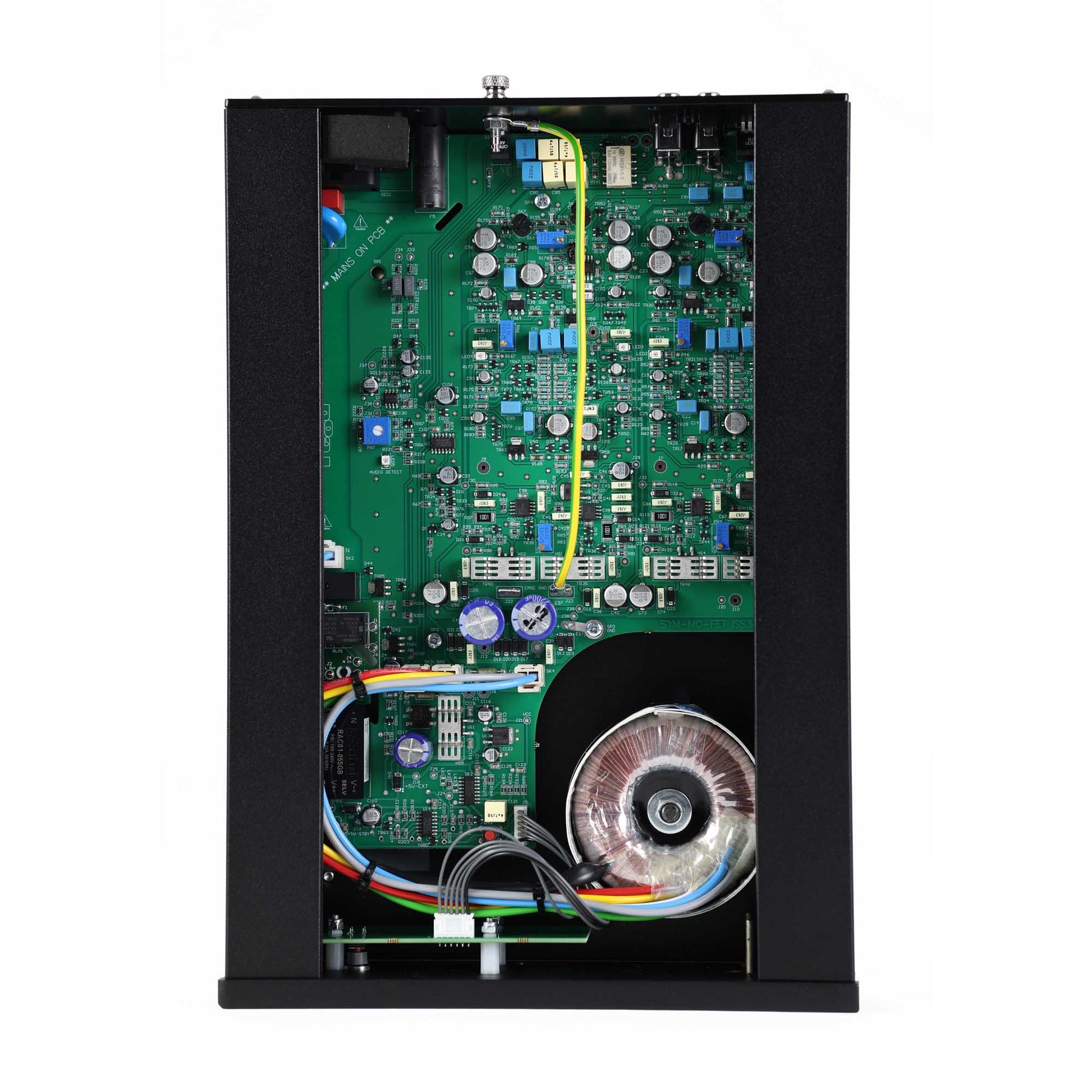 Internal view of Rega AOS MC Moving Coil Phono Stage
