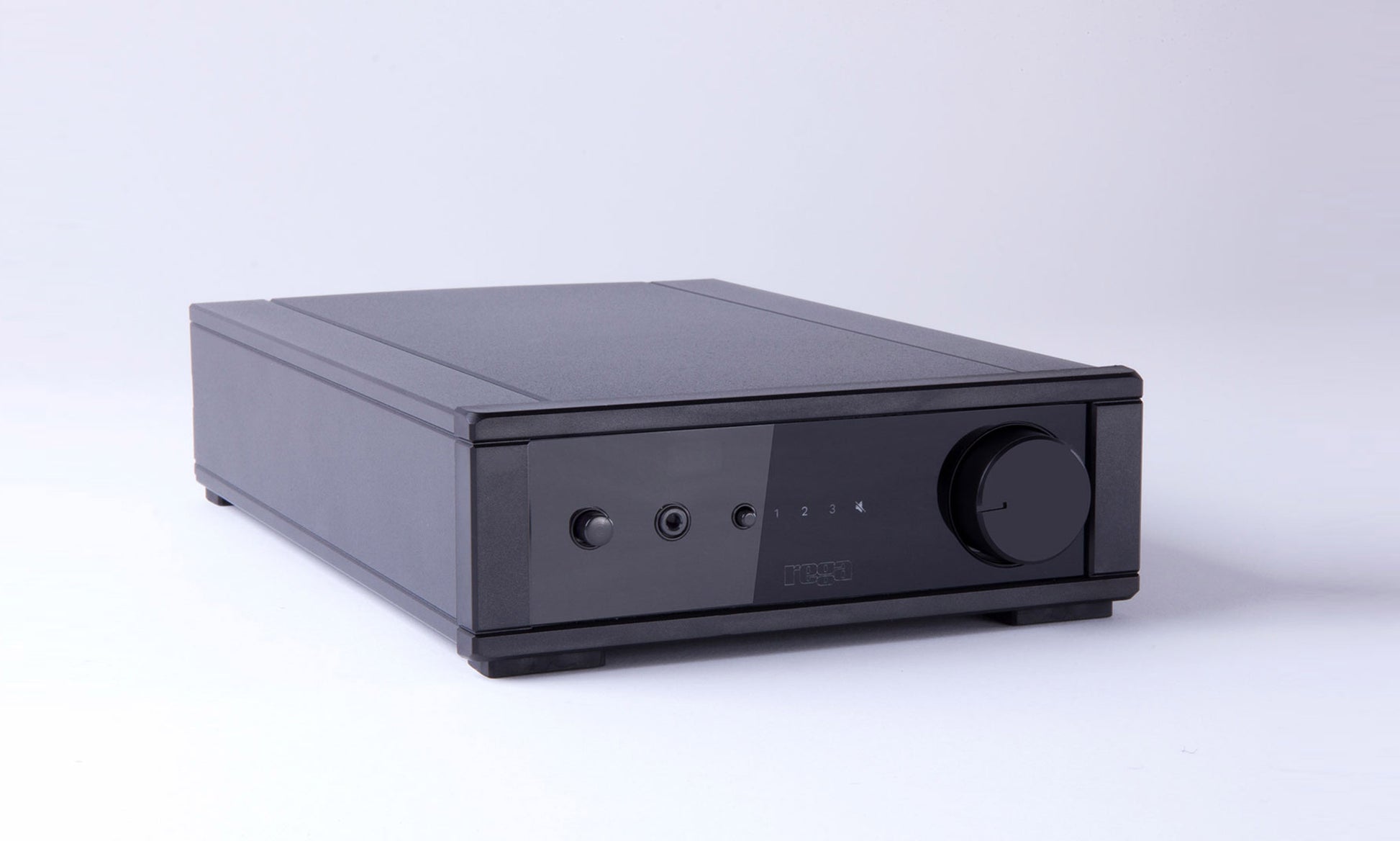 Rega io Stereo Amplifier - Angle view