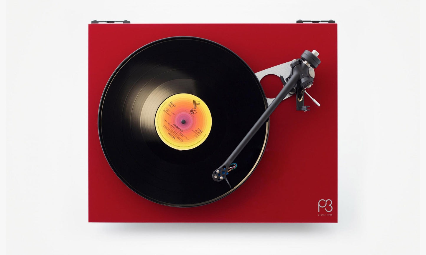 Rega Planar 3 Turntable Gloss Red with Rega Exact MM Cartridge
