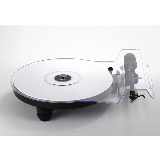 Rega Replay Turntable with lid on