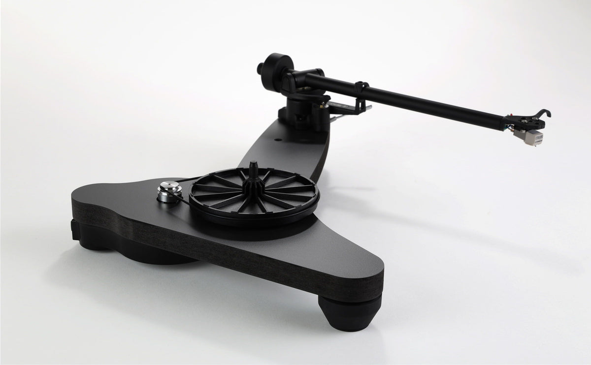 Side view of Rega Replay Turntable