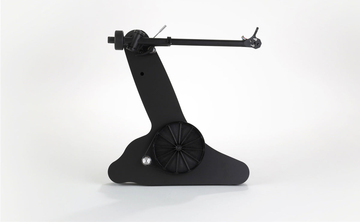 Top view of Rega Replay Turntable on a white background