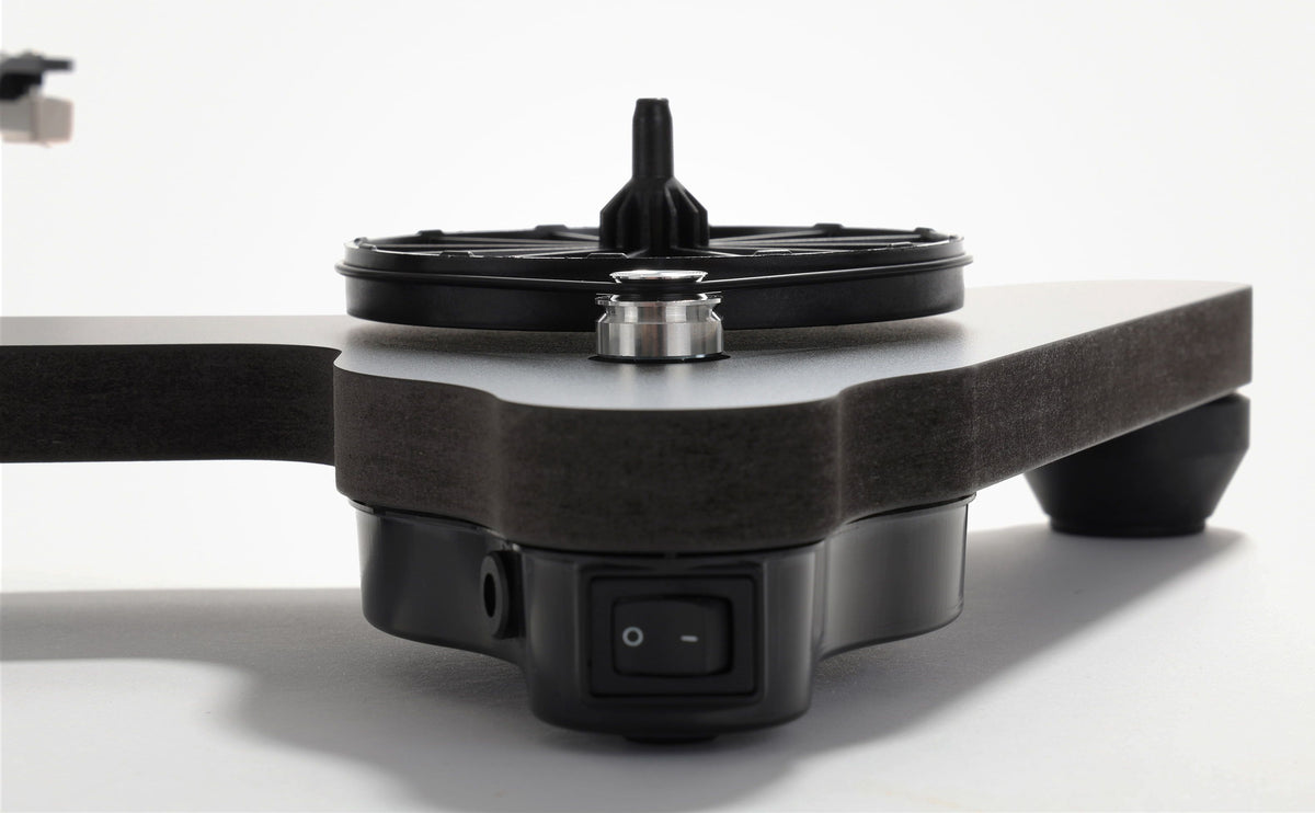 Close up of the Rega Replay Turntable