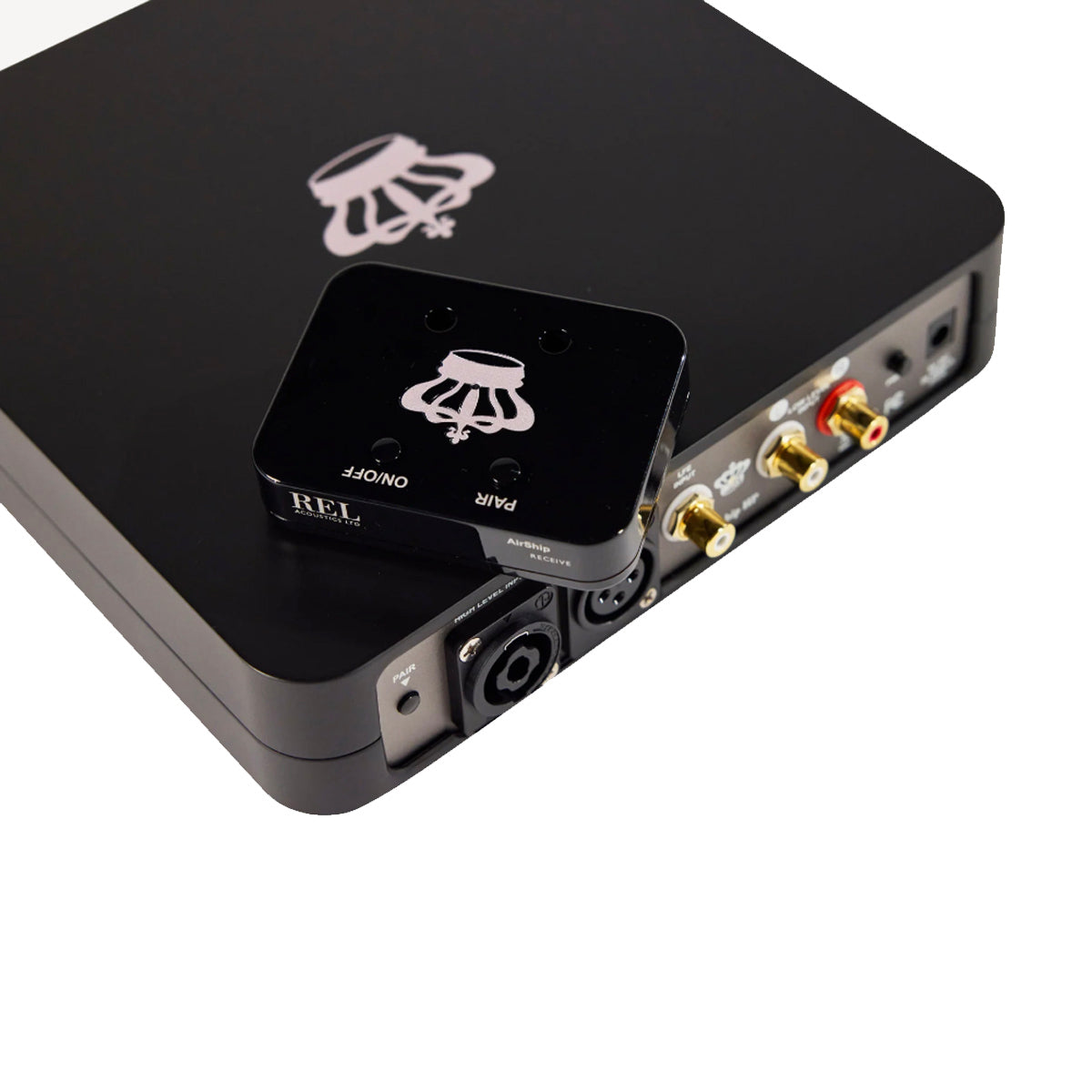 Back of REL Airship Direct Wireless Transmitter