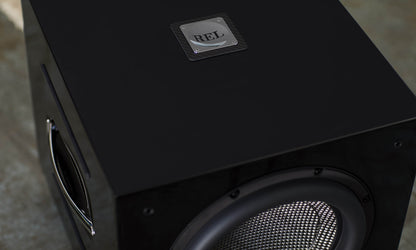 REL Carbon Special Subwoofer - Close up of top