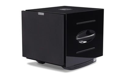 REL Carbon Special Subwoofer - Front angle shown with grille