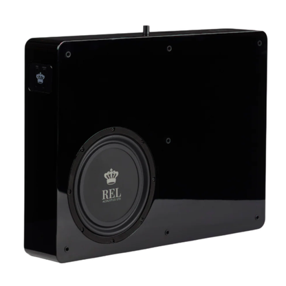 Angle of Black REL Planar PL-2 Powered Subwoofer