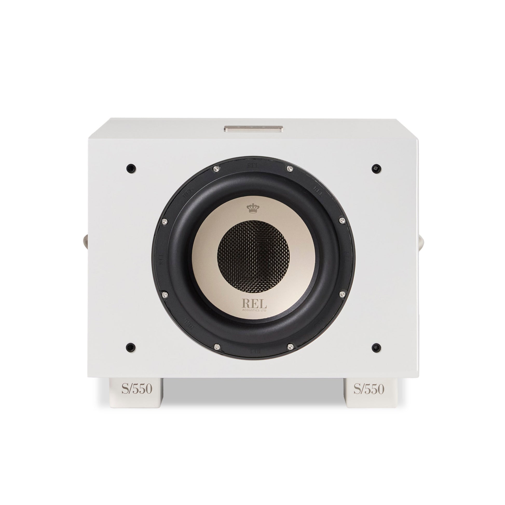 Front of REL S/550 Subwoofer
