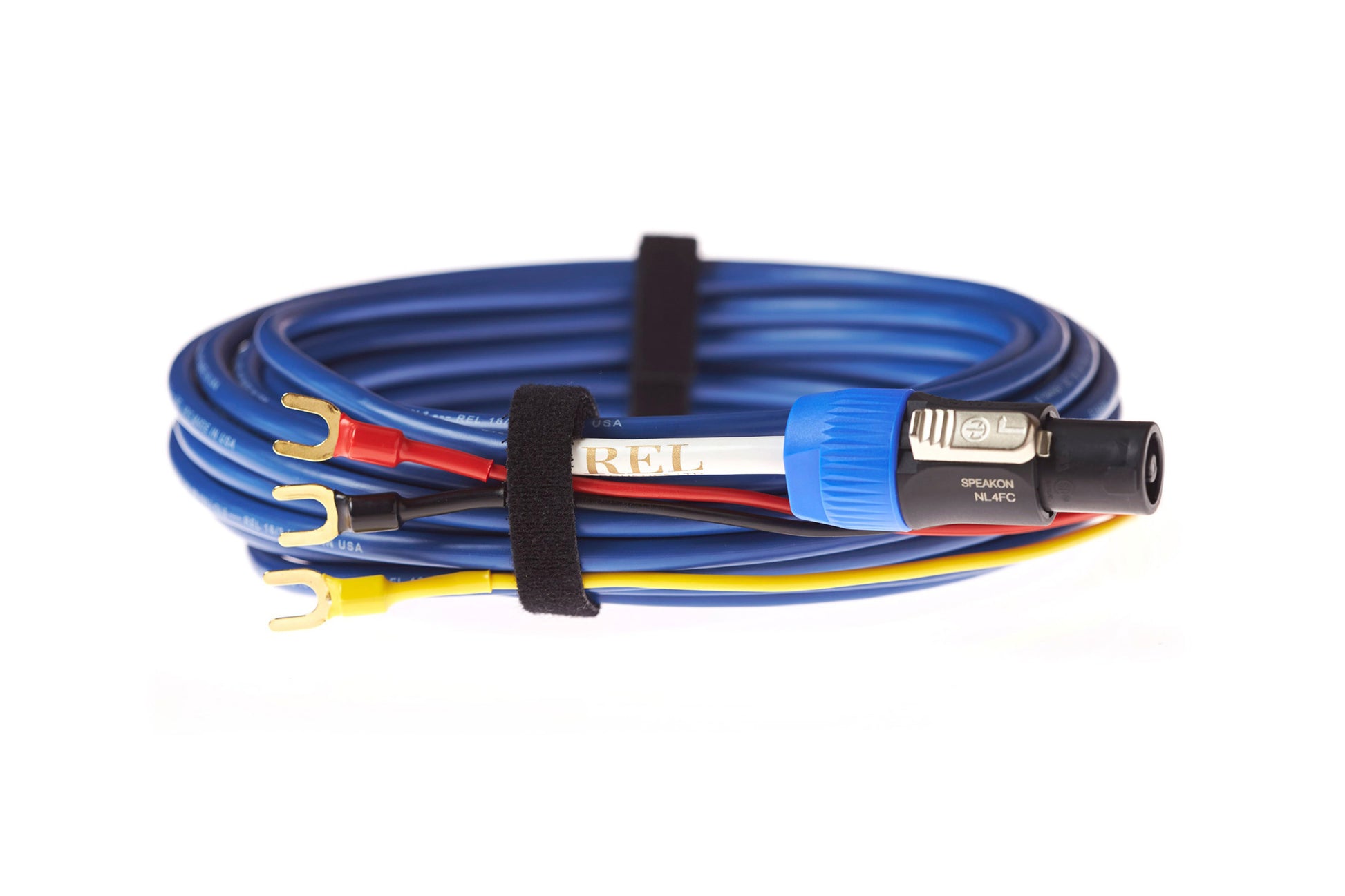 REL Bassline Blue High-Level Subwoofer Cable