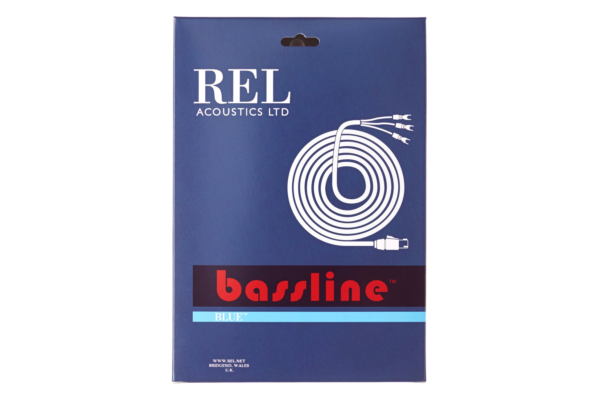 REL Bassline Blue High-Level Subwoofer Cable