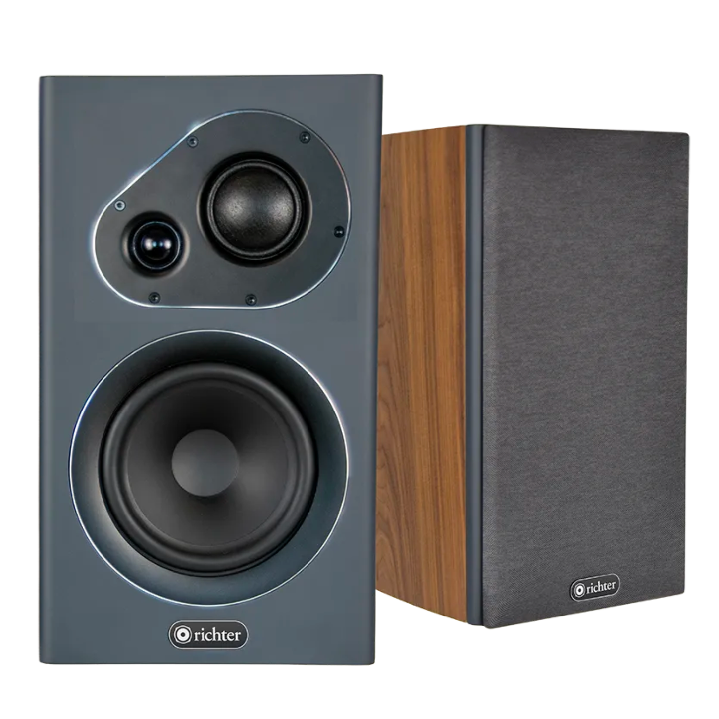 Front view of Richter Aurora S7 Special Edition Speakers on white background