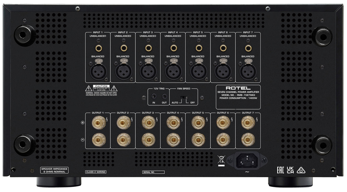 Rotel RMB-1587 MKII 7 Channel Power Amplifier