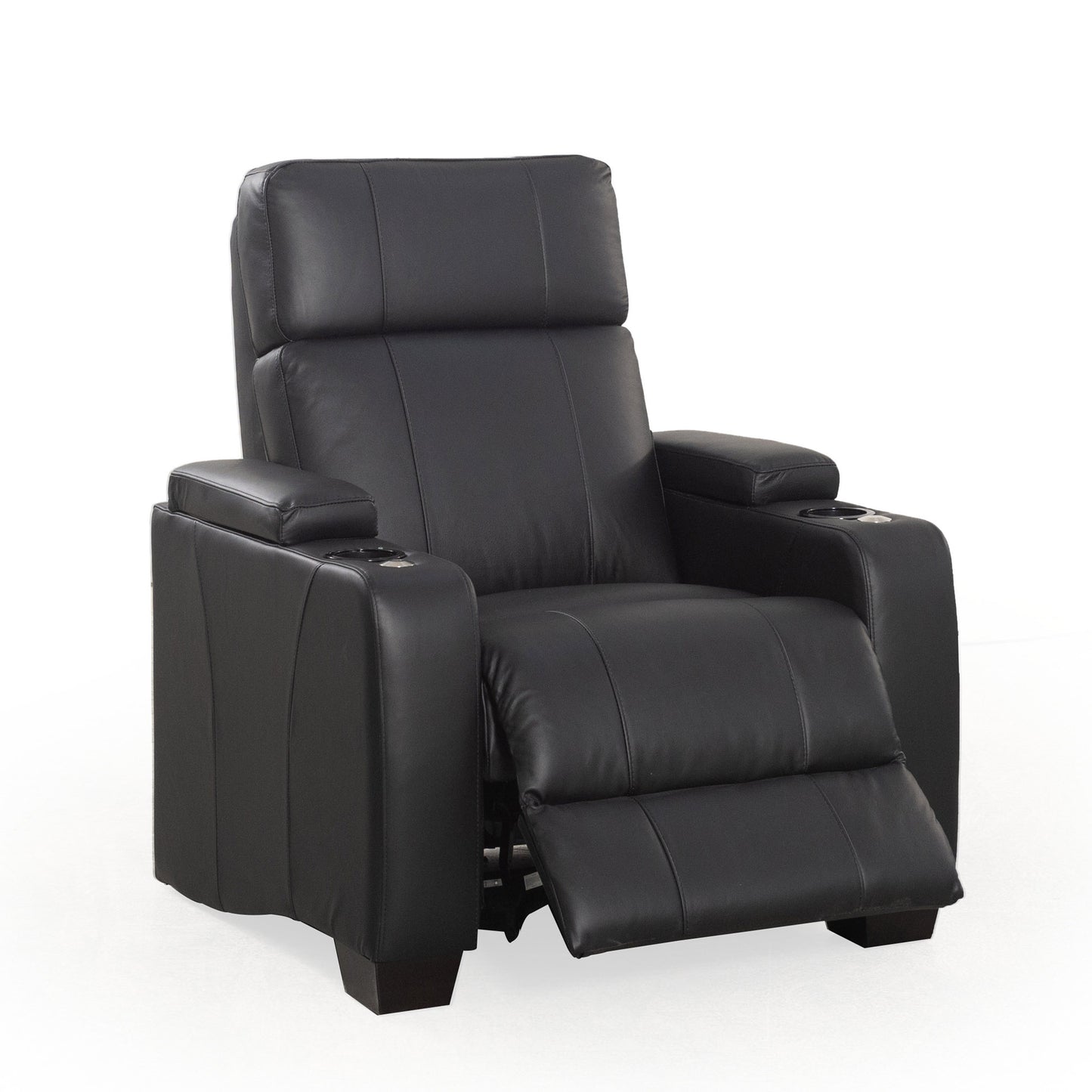 RowOne Kingsley C101K Single Cinema Chair - with footrest up