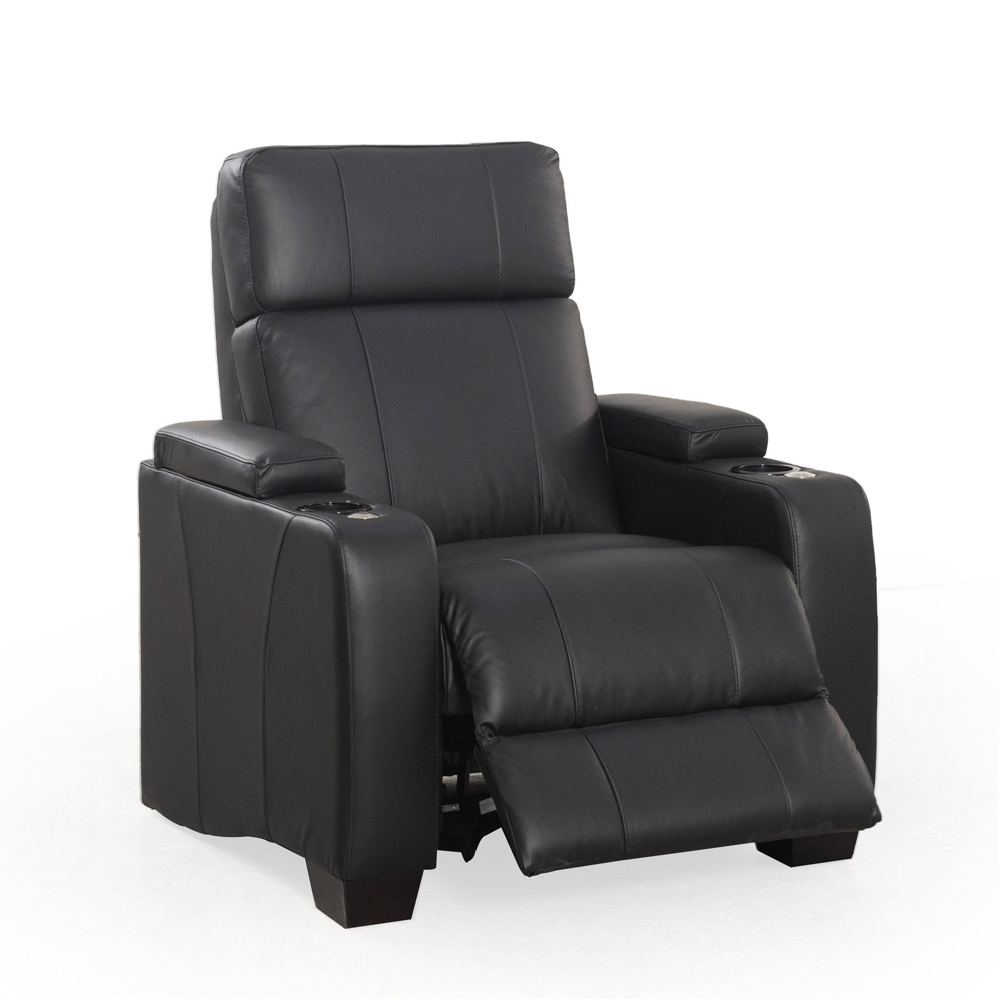 RowOne Kingsley C101K Single Cinema Chair - with footrest up