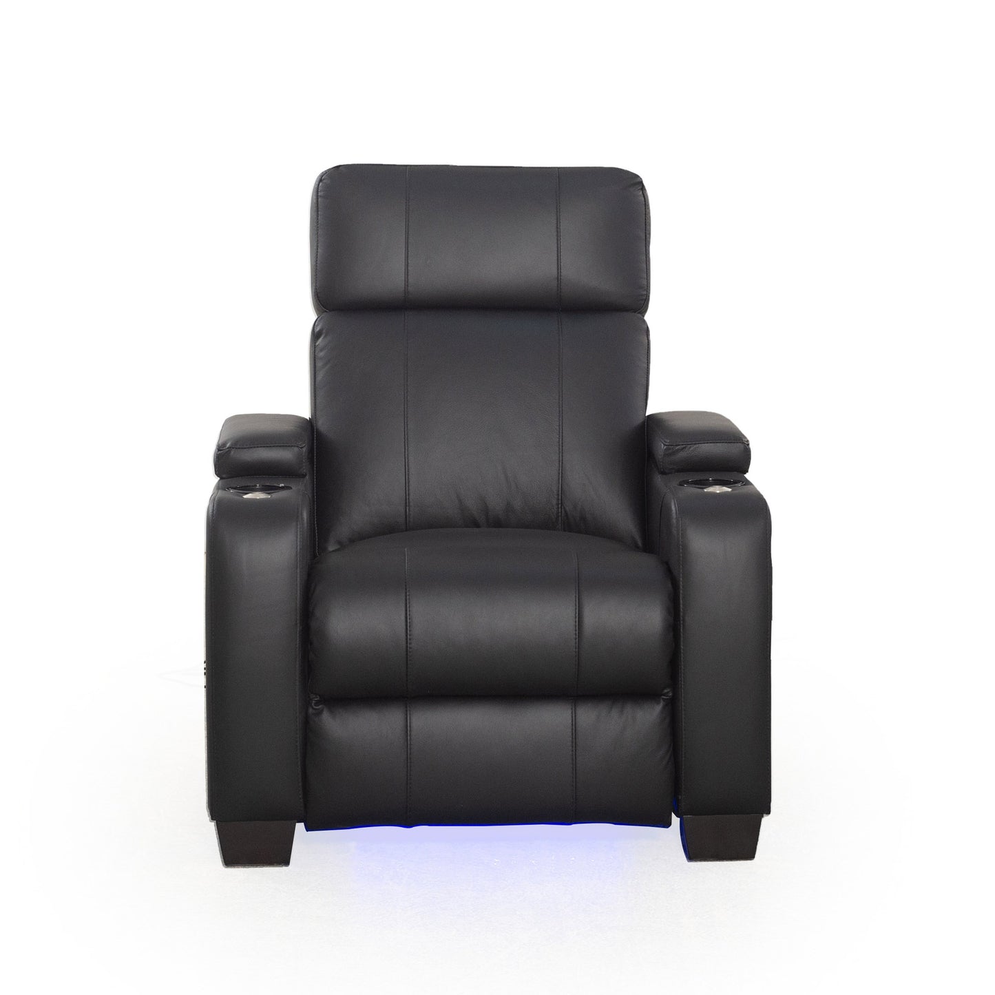 RowOne Kingsley C101K Single Cinema Chair - Shown with light